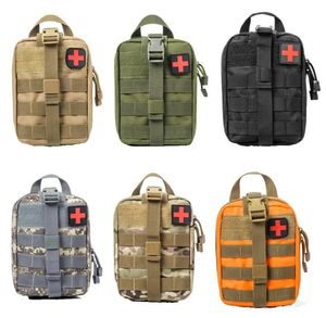 Portable Tactical Medical Kit Accessories Tactical Waist Bag Camouflage Multi-functional Bag Outdoor Mountaineer