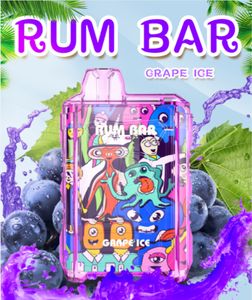 Original Rum Bar 10000 Puff Electronic Cigarette Disposable Vape Starter Kit 20,0 ml Batteri 550mAh QST Rum Bar Tornado Box 10000Puffs Elf Bar EW9000