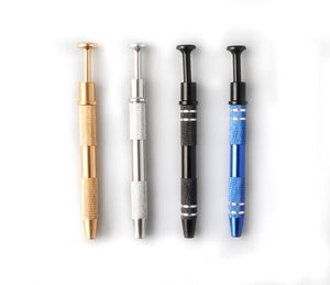 Smoking 4 Prongs Diamond Gem Tweezer Bead Clips 45 Inches Golden Blue Black Silver Portable Terp Pearl Metal Clip For Ruby Quartz9387665