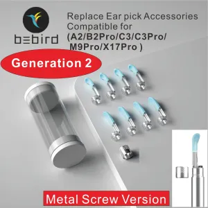 Trimmers Bebird Replace Ear Tips for M9 Pro,x17 Pro,a2,b2pro,c3,c3pro,r1,r3,x3,t15,d3 Pro Ear Cleaner Replacement Kits Accessory