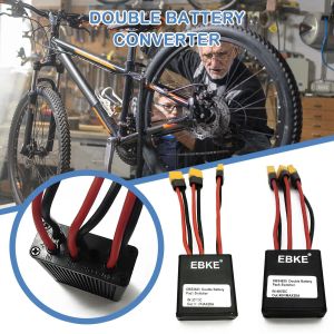 Teil Doppel -Batterie -Entladungswandler für EBike 36V/48 V 20A 500W Dual Battery Pack Switch Balancer Elektrisches Fahrradzubehör