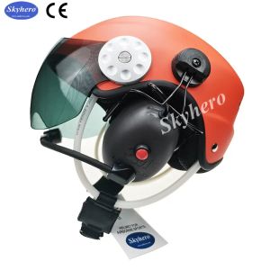 Safety EN966 Standard Noise Cancelling Paramotor Helmet Free Shipping 3M Paramotoring Headset PPG Helmet