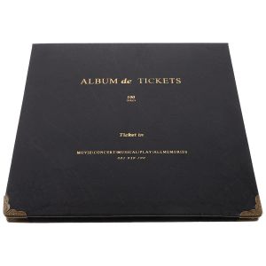 Album 1 Book of Ticket Stub Organizer Looseleaf Tickets Storage Organizer Concert Tickets Storage Album