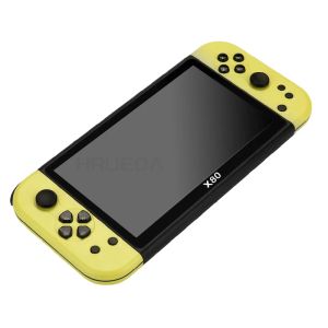 Players X80 Handheld game Player 7 inch QuadCore 16G ROM 10 major simulators Builtin 1000+ games PS1/PSP Handheld game console