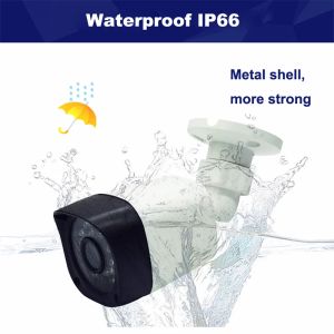 Monitoraggio della telecamera per cavo IP dell'obiettivo IINEATE Monitoraggio della telecamera di sicurezza Waterproof 1080p Video AHD Home Monitoraggio della sicurezza esterna