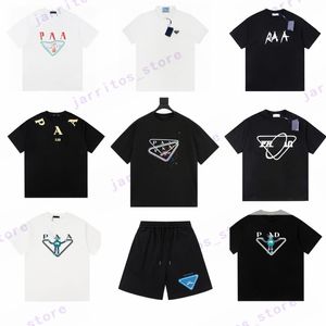 Summer designer t-shirts, luxury brand clothing, short sleeves, spray heart letter cotton, short sleeves, spring and summer trend, women's and men's fashion clothing PRAS#