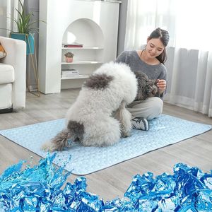 Husdjurskyldyna självkylningsmatta för hundkatter Summer Heat Relief bekväm Hållbar 240418