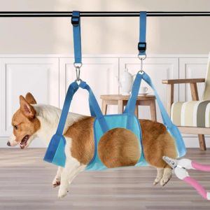 Mats Dog Grooming Hammock Comfortable Nail Trimming Care Grooming Hammock Easy To Clean And Use Hammock Restraint Bag For Cat And Dog