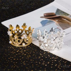 Hair Clips Cake Crown Exquisite Small Charming Topper Headwear Accessories Decoration Happy Mini Engagement