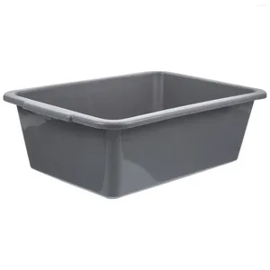 Storage Bottles Commercial Plastic Bus Box Utility Tote Tub Washing Basin With Handle For Restaurant