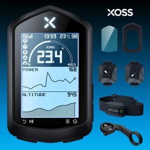 XOSS NAV GPS Bike Computer Store per biciclette ciclistica Sensori di frequenza cardiaca Monitoraggio MTB Road 24 pollici Navigazione per rotta formica 240411