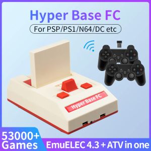 Konsoler 4K HD Mini Classic Retro -videospel Konsoler 80 Emulatorer med 53000+spel för PSP/PS1/SEGA/N64/DC/NDS Game Box Portable Console