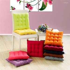 Pillow Seat Square Floor Tatami Mat Office Family decore Cadeira de cor sólida 38x38 43x43 48x48 53x53