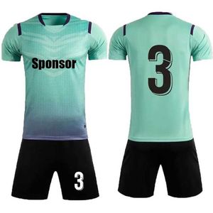 Fans tops Tees Custom Kids and Men Soccer Trikots Set Football Uniform Jungen 2020 Fußball Trikotset Set Football Tracksuit Running Short Suits Y240423