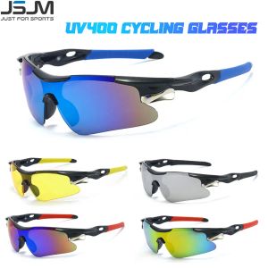 Солнцезащитные очки JSJM Outdoor Men Mencling Sunglasses Road Bicycle Mountain Riding Защита спортивные очки очки очки очки MTB Bike Sun Blanes