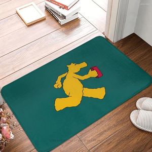 Carpets Quasimoto Kitchen Non-Slip Carpet Bandana Flannel Mat Welcome Doormat Floor Decoration Rug