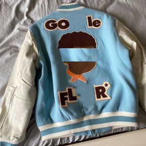 Designer Luxus Chaopai Klassische modische vielseitige, lässige Leder-Baseball-Trikot-Baseball-Jersey amerikanische Hip-Hop Lose Jacke trendige Männer und Frauen