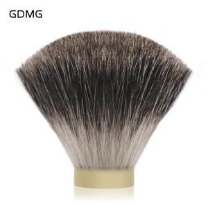 Brush GDMG Brush SHD Pure Badger Hair Knot Fan Forme Beard Style med våta rakningsbarberverktyg