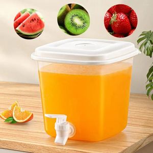 Water Bottles 3.5L Drink Dispenser Fridge Beverage Liquid Container With Spigot Cold Pitcher Kettle For Home Party Outdoor