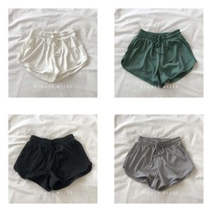 Shorts Sport Women Summer Candy Color Anti Tömd Skinny Casual Lady Elastic Midje Beach Corendo Short Pants 220629