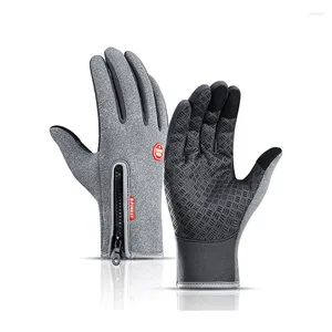 Cykelhandskar Vinterhandske Touch Screen Waterproof Men Kvinnor Warm Thermal Bicycle Mtb Road Cykel Racing Sport Cycle Man