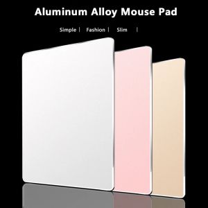 Rests Chyi Aluminium Alloy Metal Slim Game Mouse Pad Magic Xiaomi Mice Gamer PC Computer Laptop Gaming MousePad för Apple Book Pro