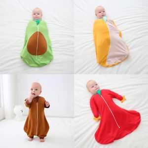 Conjuntos 2021 Swaddle de recém -nascido Wrap Boy Cartoon Sacos de dormir crianças Crianças Algodão Bola deitada Bolsa recém -nascida Baby Sleeps Mack