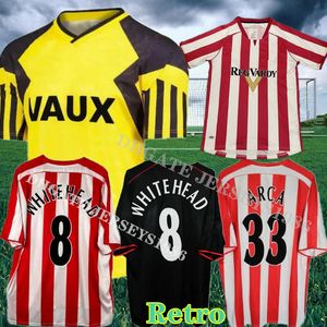 2005 2006 Sunderland Retro Futbol Forması Stewart Simms Roberts Amad Whiteheid Clarke Dajaku Embleton 92 93 94 05 06 Futbol Gömlek Pritchard