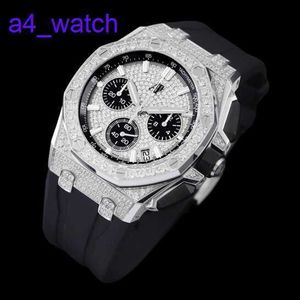 Modern AP Wrist Watch Royal Oak 26423BC Máquinas automáticas masculino Original Diamond Full Sky Star 43mm Relógio com relógio de 18K Platinum