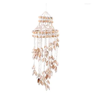 Decorative Figurines Conch Sea Shell Wind Chime Hanging Ornament Wall Decoration Creative Pendant Stylish