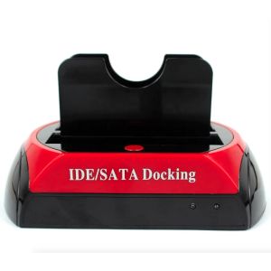 Väskor 2.5 '' 3.5 '' HDD -dockning allt i en bryggstation ESATA USB 2.0 till IDE SATA Extern hårddiskhusfodral Backup Dock