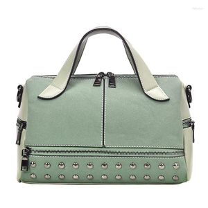 BASS ELEGANTE femmina tote 2024 in pelle in pelle scamosciata casual in pelle da donna in pelle da donna bolsa