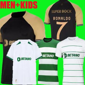 24 CP Soccer 23 Lisboa Jerseys Home Lisbon Special Jovane Sarabia Vietto 2023 2024 Maillot Sporting Clube De Football Shirt Men Kids Kit 60 Anos Taca Das Tacas 20 20 s