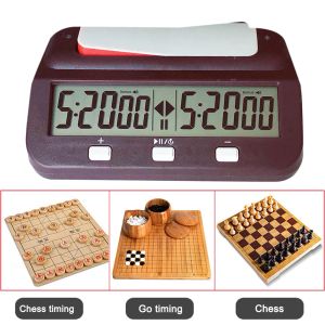 Часы профессиональные шахматные часы цифровые электронные шахматные часы Igo Board Boards Games Count Up Down Timer Clock Digital Timer