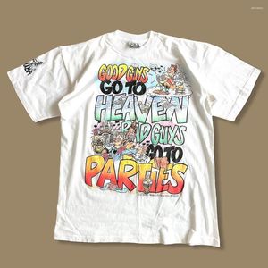 Kobiety dla kobiet uwielbiają fanów Bataya Pattaya American Stylish Printed T-shirt luźna okrągła szyja nadmierna krótkie super rękawie super