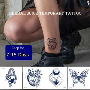 Tattoos New SemiPermanent Temporary Tattoo Sticker for Girls Boys LongLasting 12 Weeks Waterproof Realistic Body Moon Tattoo Stickers