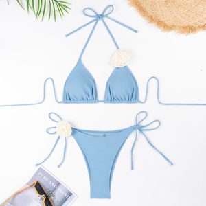 Designer di costumi da bagno designer Bikini Designer Women Swimsuit Bikini Set Polyester Solid Bass Waist Stampa Scriva Scarichi Scaldini Bassa Bassa Bassa Battono BASSEGGIO BIKINI SWIE