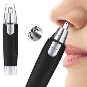 Clippers Black Electric Nose Hair Trimmer dla mężczyzn i kobiet dostępnych z niskim hałasem wysoki moment obrotowy szybki silnik do mycia silnika nosowego Hai P9N2