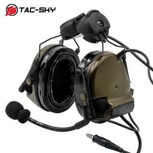 Protector Comtac Tacsky Comtac III Hjälm Fast Track Bracket Version Silicone Earmuffs Buller Reduction Pickup Tactical Headset