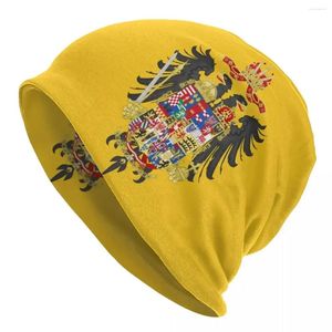 Berets Coat Of Arms Holy Roman Empire Bonnet Hat Knit Hats Men Women Hip Hop Unisex France Flag Warm Winter Beanies Cap