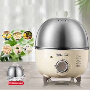 Geräte 360W Elektrokessel Frühstücksmaschine Multicooker -Dampfer Automatische Eierkocher Home Eier Pudding Dampfkocher mit Timer