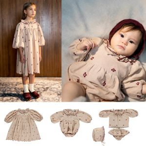 Jednoczęściowe Enkelibb Baby Winter Spring Romper Designer Mander Toddler Sweet Pinkie Bebeo* Ubrania dla niemowląt dziewczyny