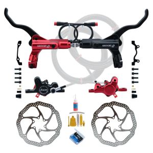 Delar zoom hb875e 2piston höger skiva hydraulisk bromselekt elektrisk skoter fällbar mountainbike cykel ström från svart röd split rör