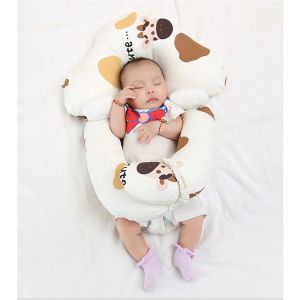 Подушка съемная регулируемая антистарта детская плоская головка подушка новорожденная детская подушка для головы подушка для головы летающая голова, дышащий