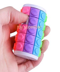 Toys Children's Intellectual Color Creative Magic Tower Baby Toys Finger Cube Square Puzzle Lämplig avkoppling Toy8284841