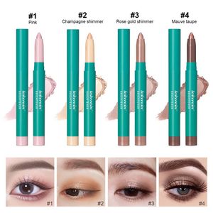 مكياج Lakerain Highlighter Shining Eye Eye Brightener تسليط الضوء على عصا Enlumineue Shimmer مقاوم للماء من السهل ارتداء طويلة الماكياج قلم الظلال الظلال