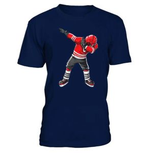 Hockey Han Duck Herren 100% Baumwoll Kurzarm T -Shirts Hochwertige Vintage -Eishockey -Druckkinder/Jugend/Junior zum Senior