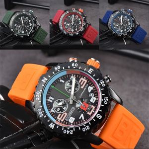 Простые дизайнерские часы Men Endurance Pro Avenger Rubber Silicone Strap Chronograph AAA Watch Clock Fundar Fund