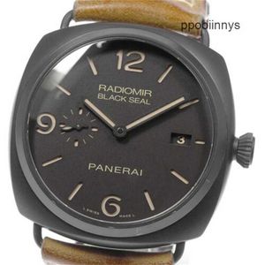 Panerei Luxus -Armbanduhr Mechanische Uhr Chronographen Panerai Radiomir Composite Schwarz Seal Days PAM00505 handgefertigtes Windup Mens Style _804161