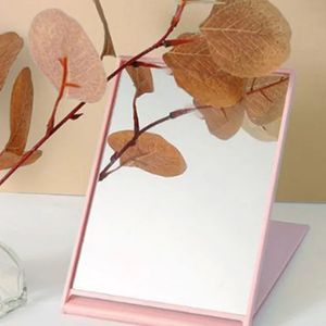 2024 Folding Mirror Mini Portable Makeup Mirror Hand Standing Liten Mirror Vik Fikbar Compact Pocket Cosmetics ToolsPortable Makeup Mirror